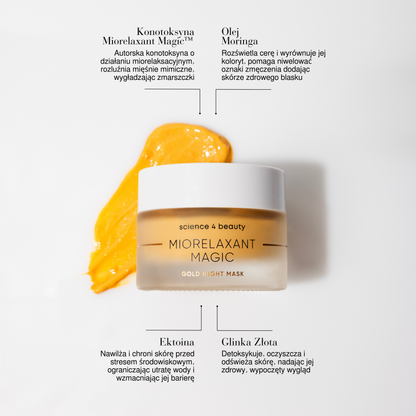 Miorelaxant Magic™ Gold Night Mask